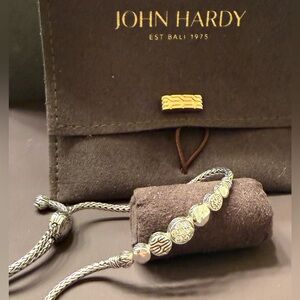New John Hardy Palu Pave Station Pull Through Bracelet